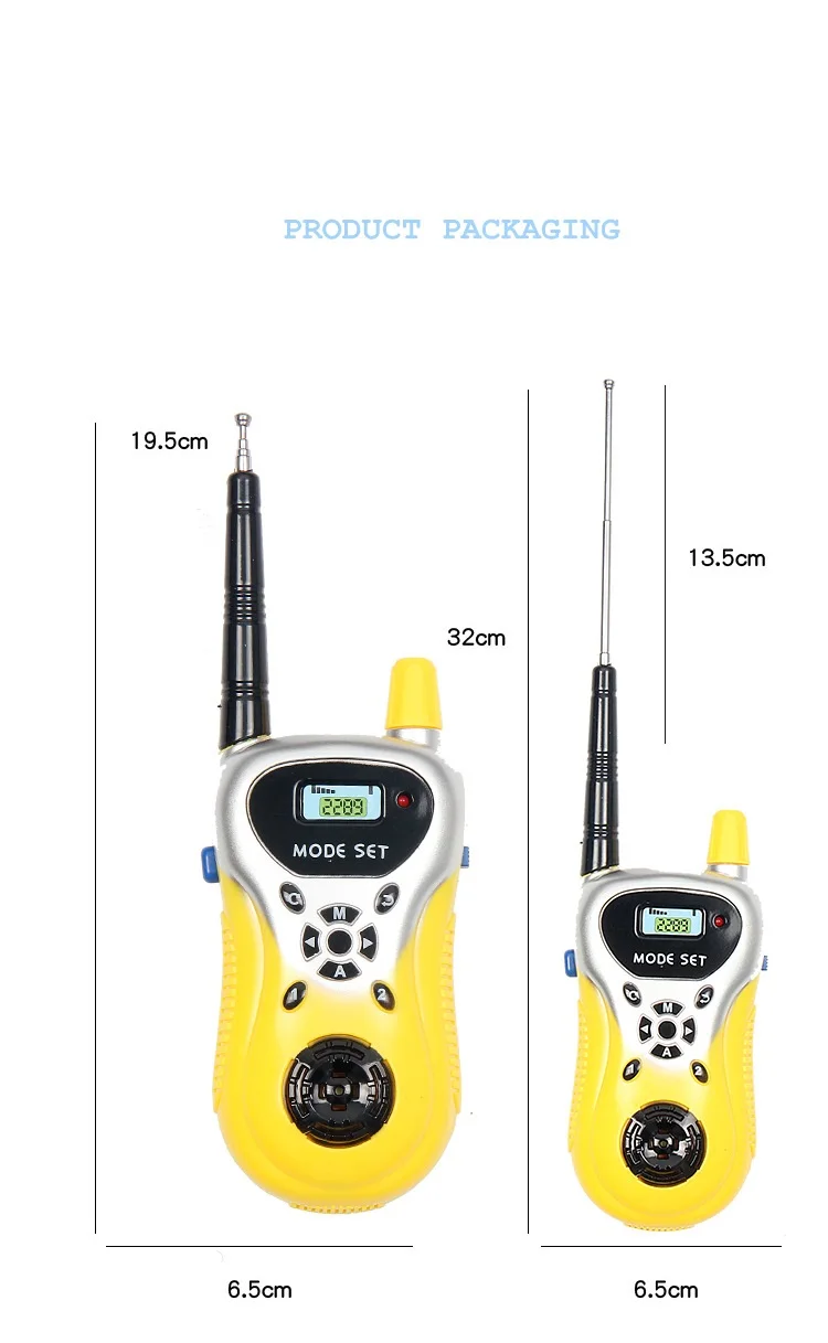 2 шт./лот Портативный переговорные электронный рации игрушка мини двусторонней Радио мультфильм игрушки электронные игры для детей Подарки