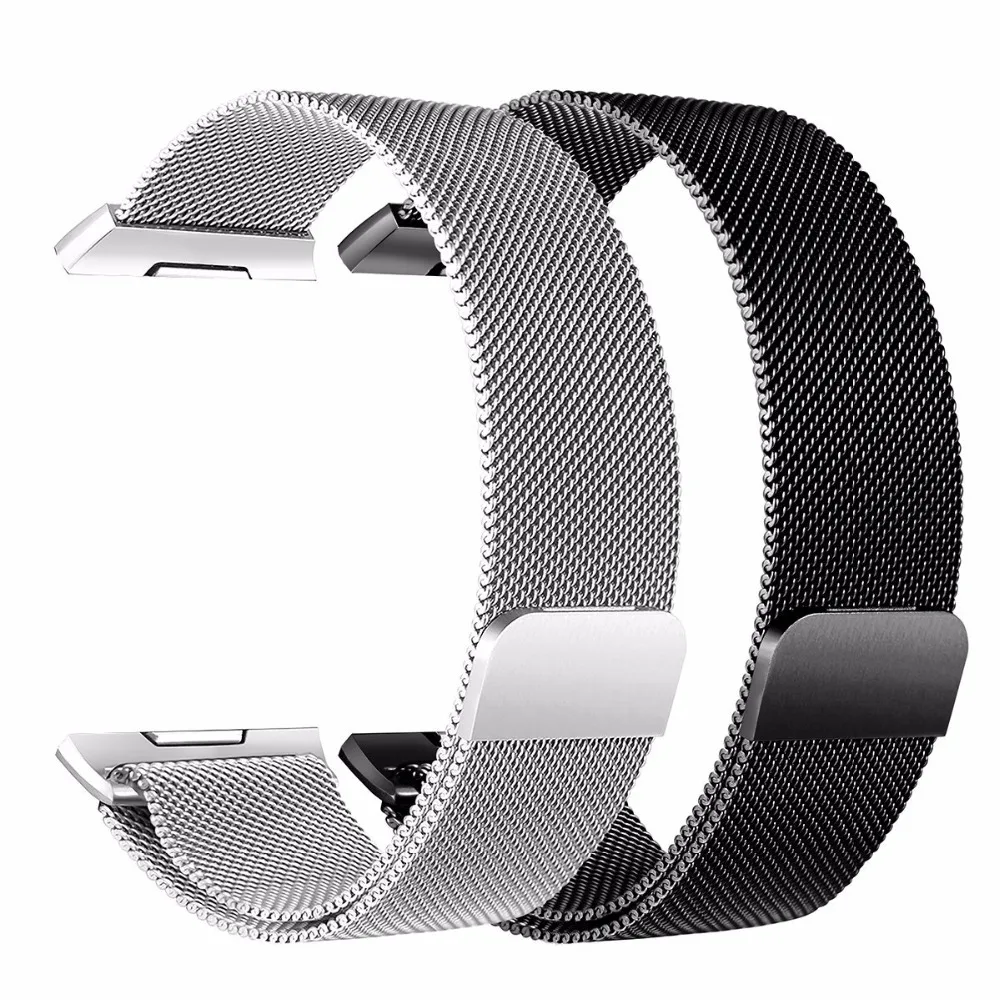 Fitbit культовые браслеты металлические, Joyozy нержавеющая сталь магнитная сетка сменный ремешок для Fitbit Ionic Smart Wa