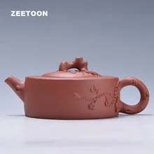 200cc Аутентичные Исин Чай горшок бар, хорошо сливы горшок мастер все ручной работы Фиолетовый глины Чай горшок Zisha Чай набор чайник творческий дом Декор