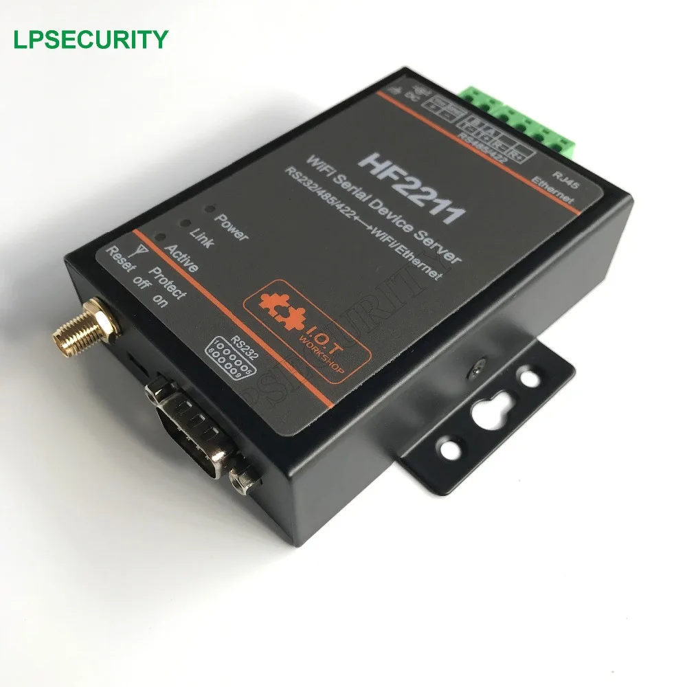 WideDC Вход 5~ 36VDC ModbusTCP/RTU обмен RS422/RS232/485 до Wi-Fi модель HF2211