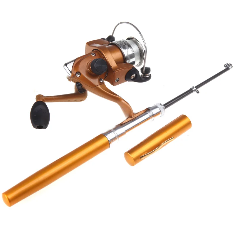 Buy Lixada Pen sized Fishing Rod Reel Combo Kit Ocean Fishing Reel Pole Set