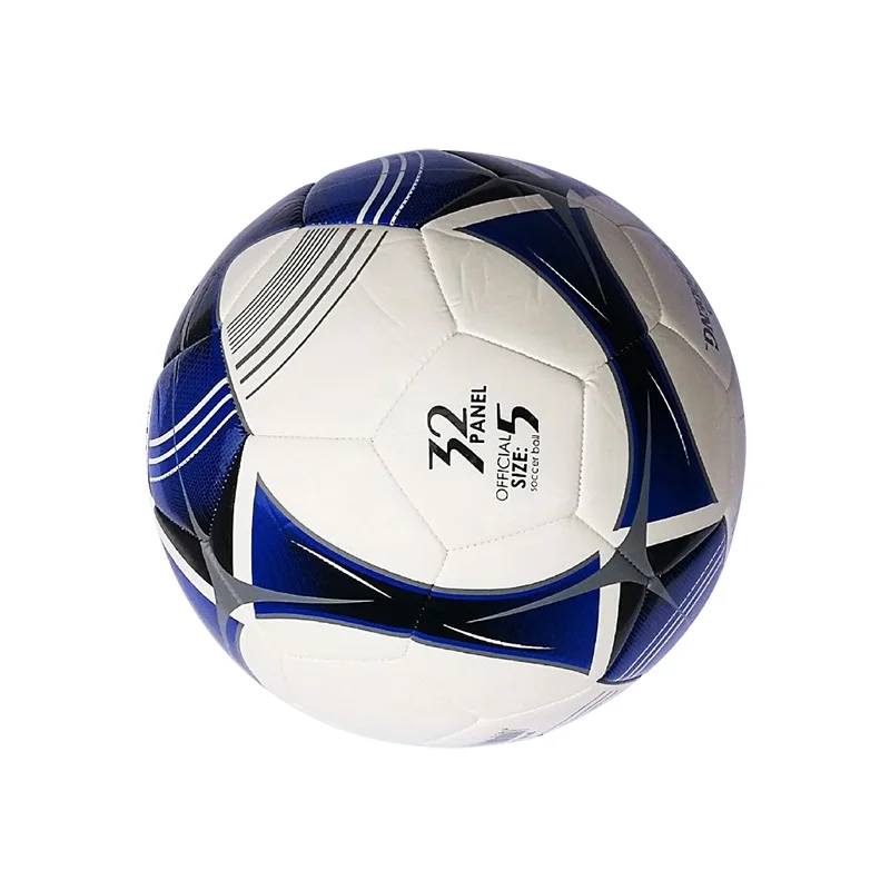 Размер 5 шитье футбольные спортивные игры на улице футбольный мяч Высокое качество Профессиональный тренировочный футбольный матч footy - Цвет: Синий