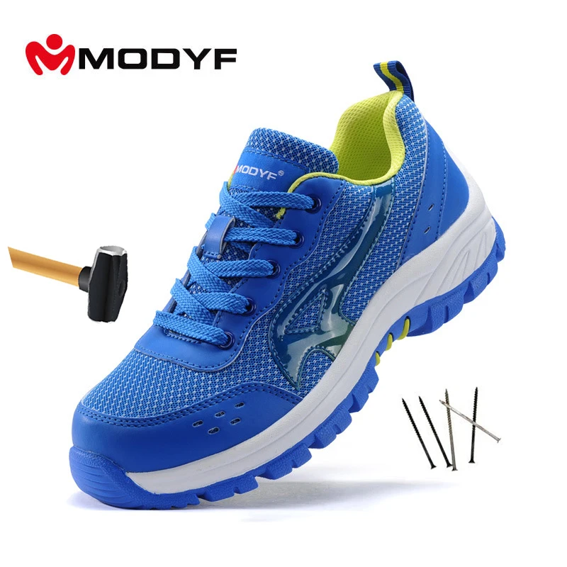 yellow Cap Lumière Respirant Chaussures Acier Black Travail Modfy Hommes Sécurité En Protection White Et Blue Printemps De Indestructible Déodorant And Nwnm80vO