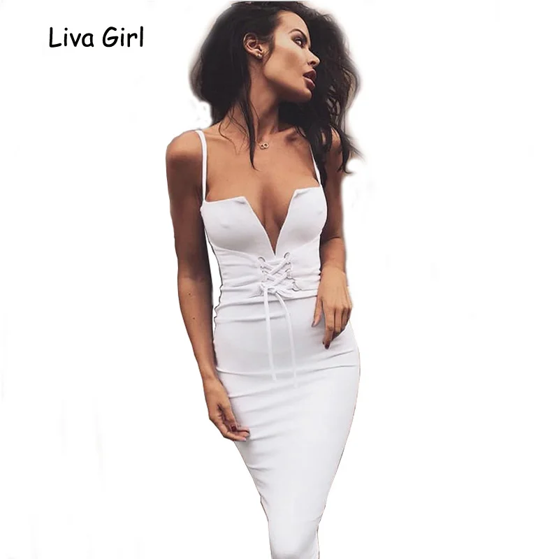 V neck bodycon midi dress V neck bodycon midi dress