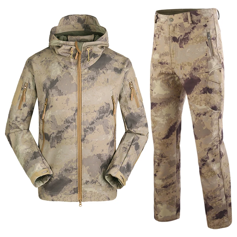 Professional Outdoor Breathable Hunting Clothes Waterproof Ruins Camouflage Hunting Jacket Suits for Hunter Professional Outdoor Breathable Hunting Clothes Waterproof Ruins Camouflage Hunting Jacket Suits for Hunter