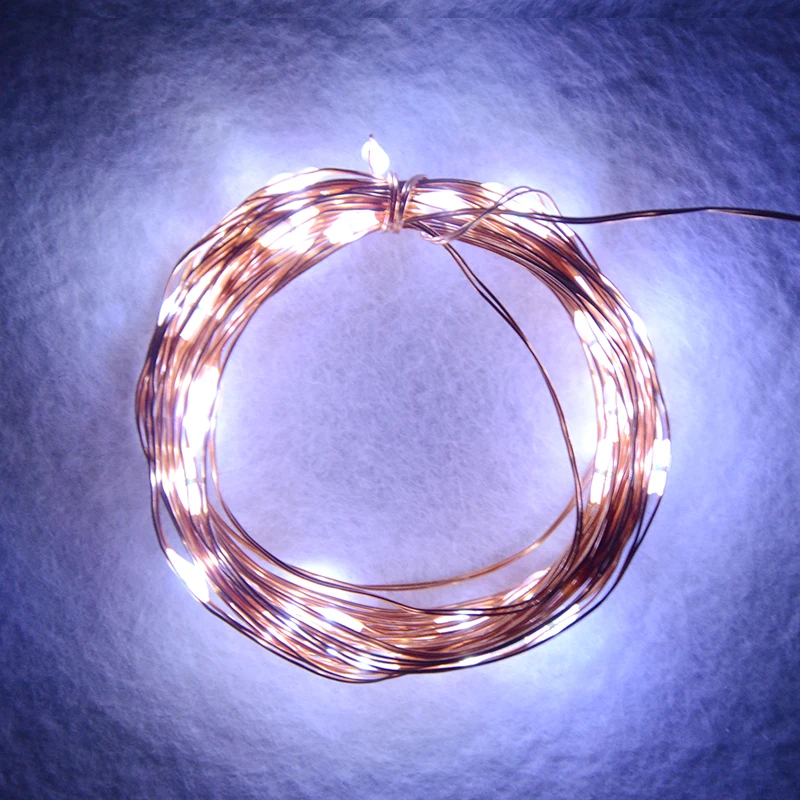 USB RGB LED Christmas Lights 5V 10 Meters LED String Lights 8 Modes