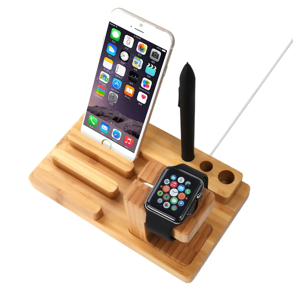 Fashion Charging Stand for Apple font b Watch b font With Phone Dock Station Home Office