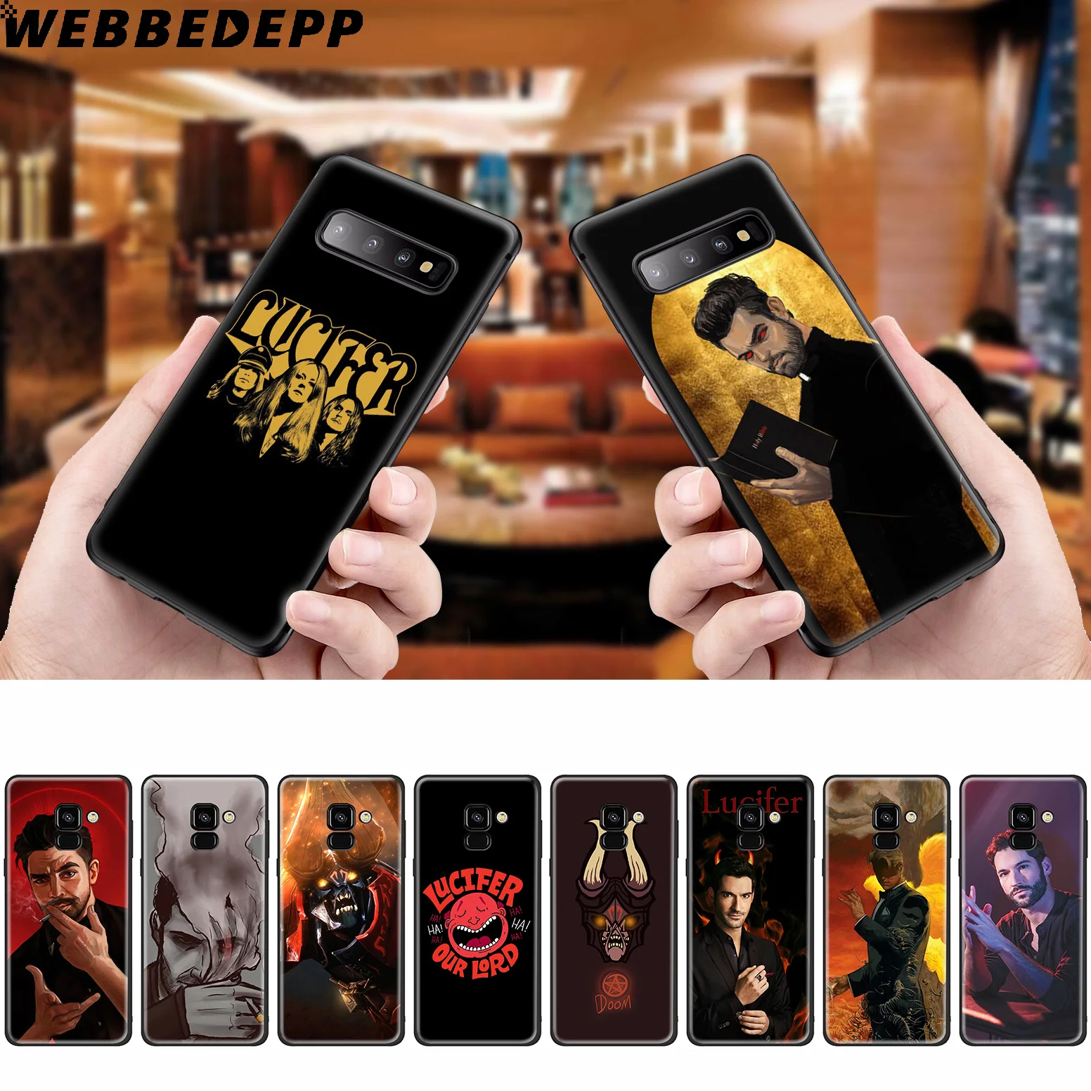 

WEBBEDEPP American TV Lucifer Silicone Case for Samsung Galaxy A3 A5 A6 A7 A8 A9 A10 A20 A30 A40 A50 A70 M10 M20 M30