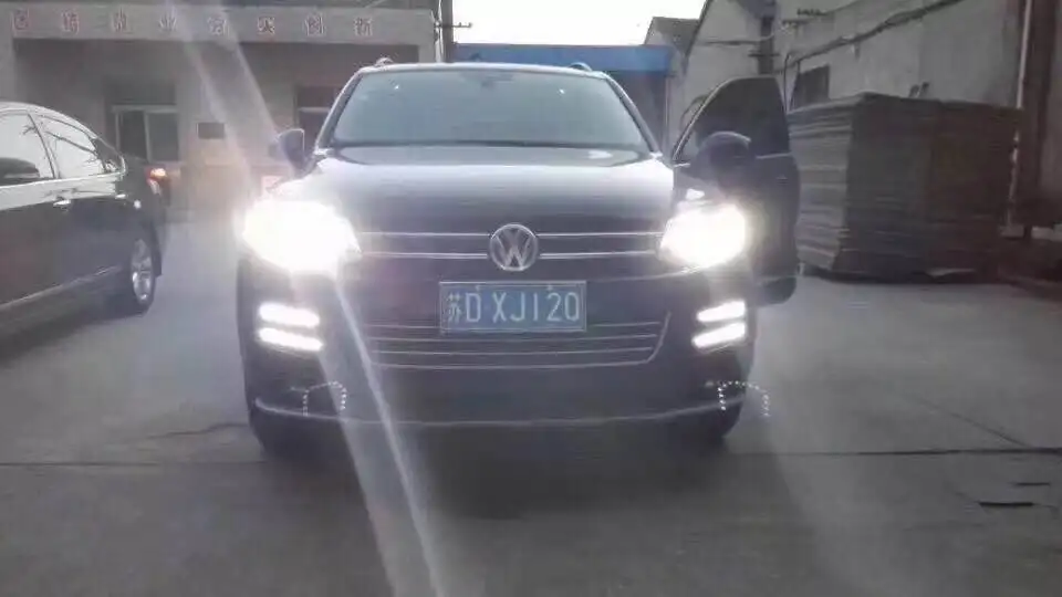 Osmrk led drl дневные ходовые огни для Volkswagen Touareg с беспроводным управлением