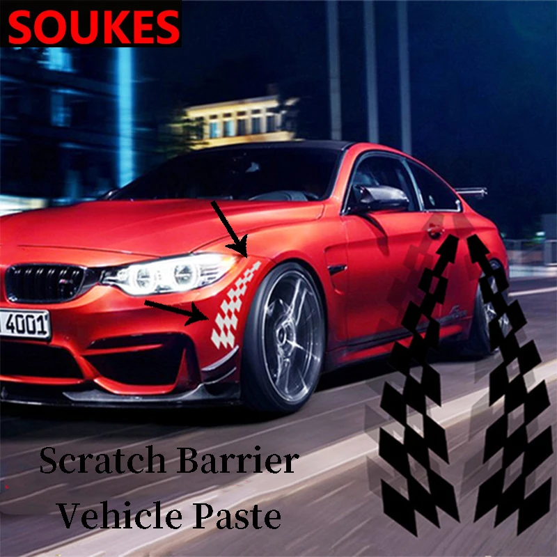 

2pcs Cool Car Fender Wheel Eyebrow Decal Sticker For Jeep Renegade Volkswagen VW Passat B6 B8 B7 CC Polo Lada Granta Vesta