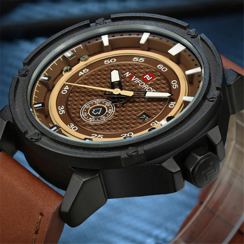 Prix pour Naviforce montre homme marque de luxe relogio masculino mode militaire en cuir quartz montre-bracelet de sport horloge avec boîte de montre lx66 Prix pour Naviforce montre homme marque de luxe relogio masculino mode militaire en cuir quartz montre-bracelet de sport horloge avec boîte de montre lx66