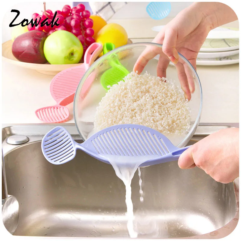 1pc Pasta Strainer Drainer Pot Pan Colander Less Mess Draining