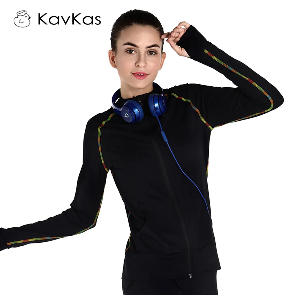 

Sports Jacket Long Sleeve Jerseys Sweatshirts Sweatshirts Women's Fitness Zipper Jackets With Hats