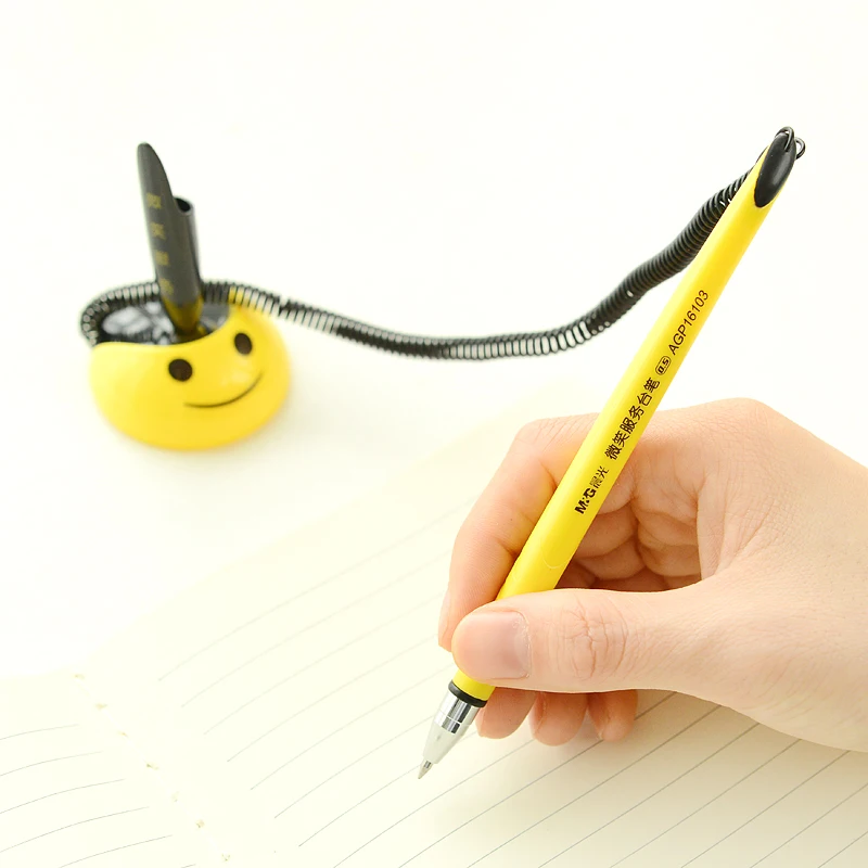 5 Pcs/Lot 0.5mm Black Ink Table Pen Gel Pen & Desktop Pen for School