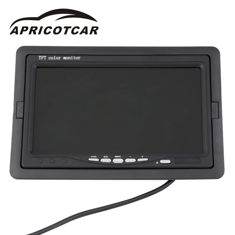 

New Truck Car Bus Head 7 Inch TFT LCD Bracket Desktop Display Monitor Monitor Back LCD Screen Preferred Support Multi Language
