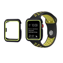 Силиконовый чехол рамка для Apple Watch Series 1 2 3 38 мм 42 мм Deluxe чехол идеально с 38 42 мм бампер