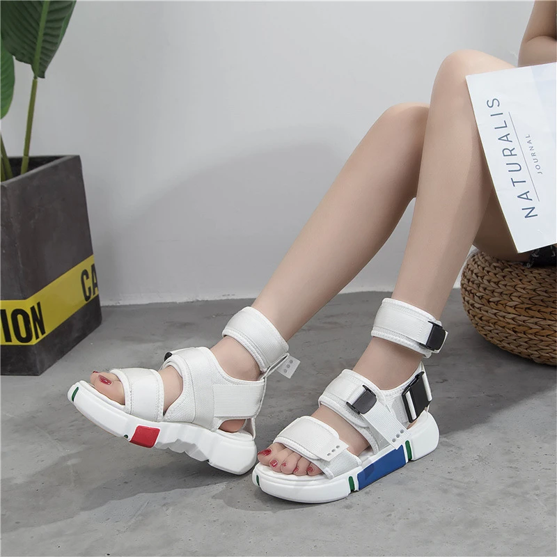Women's Sandals 2019 Summer High Heels Sandals For Women Chunky Sandal Womens Wedge Platform Shoes Casual Summer Sandal