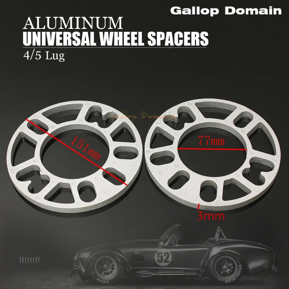

1PCS Professional 10MM ALLOY ALUMINUM WHEEL SPACERS SHIMS PLATE 4&5 LUG STUD FIT FOR VW FREE SHIPPING Car Styling Accessories