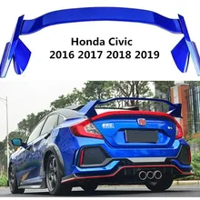 Спойлер для Honda Civic 2016 2017 2018 2019 рыхлители крыла высокое качество