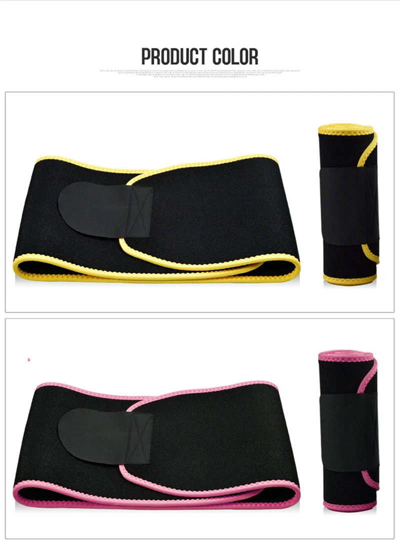 Adjustable Waist Tummy Trimmer Slimming Sweat Belt Fat Burn Shaper Wrap Band Weight Loss Exercise Men Women (13)
