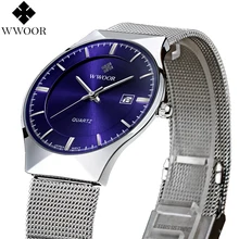 New Fashion top luxury brand WWOOR font b watches b font font b men b font