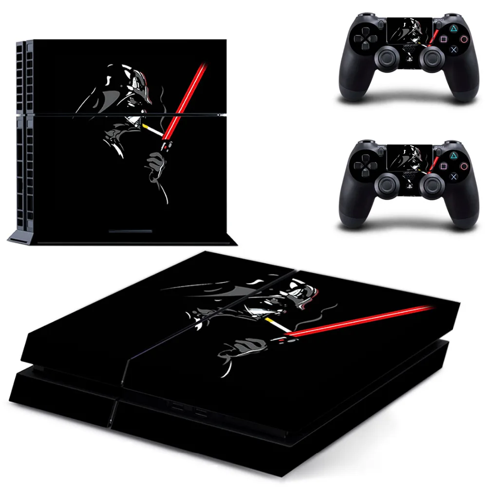 Star Wars наклейка для PS4 виниловая наклейка, стикер для консоли sony playstation 4 и 2 контроллера для Dualshock 4 наклейка для PS4 стикер