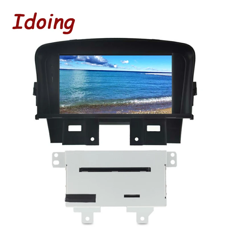 Perfect Idoing 7"4G+32G 8Core 2Din IPS Screen For CHEVROLET CRUZE 2008-2011 Car Android8.0 Audio Multimedia Player Fast Boot GPS+Glonass 4