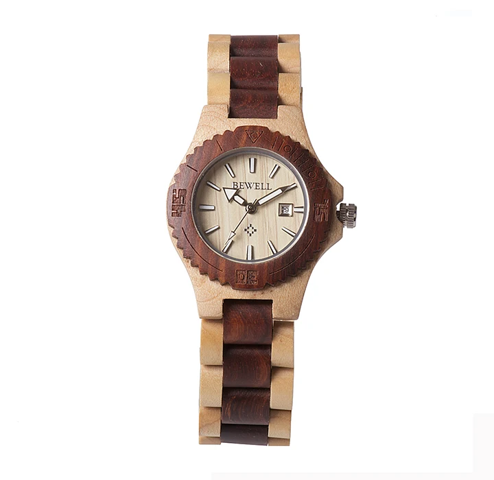 BEWELL WOODEN WATCH