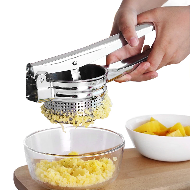 

Multifunction Stainless Steel Garlic Presses Fruit Vegetable Tool Lemon Squeezers Crusher Kitchen Gadgets Accessories