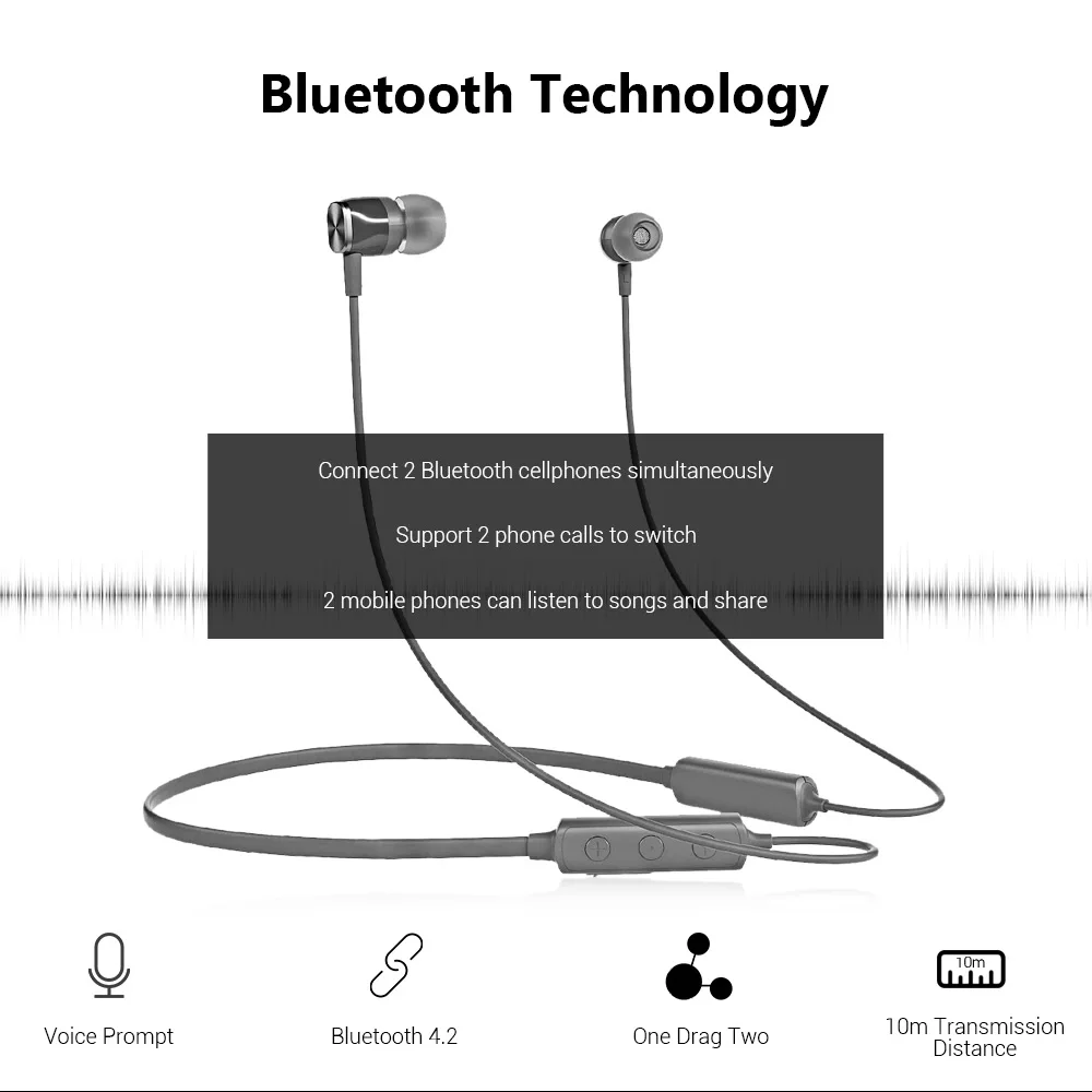 MEIZU EP51/EP52 Bluetooth Наушники Беспроводные спортивные HiFi наушники IPX4 водонепроницаемые Bluetooth наушники с микрофоном