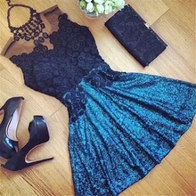 2016 Fashion Summer Style Womens Sexy Lace Hollow font b Dresses b font Party font b