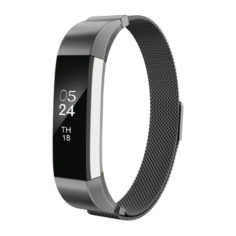 Миланский Ремешок Для Fitbit Alta HR замена группы металлический ремешок нержавеющая сталь браслет запястье Смарт часы ремешок Малый