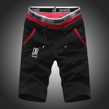 Слева ПЗУ новые летние модные чистого цвета мужские повседневные пляжные шорты удобные дышащие мужские шорты больших размеров