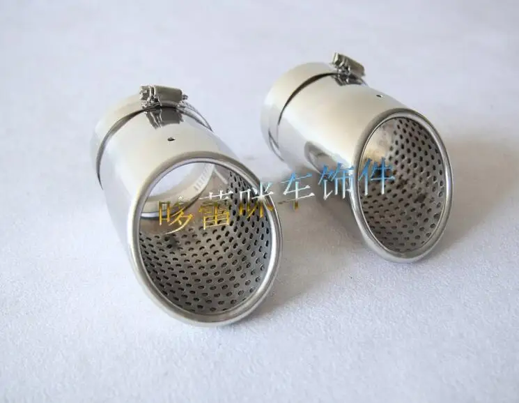 

For Volkswagen for VW Tiguan 2009 2010 2011 2012 2013 Chorme Exhaust Muffler Tip 2pcs
