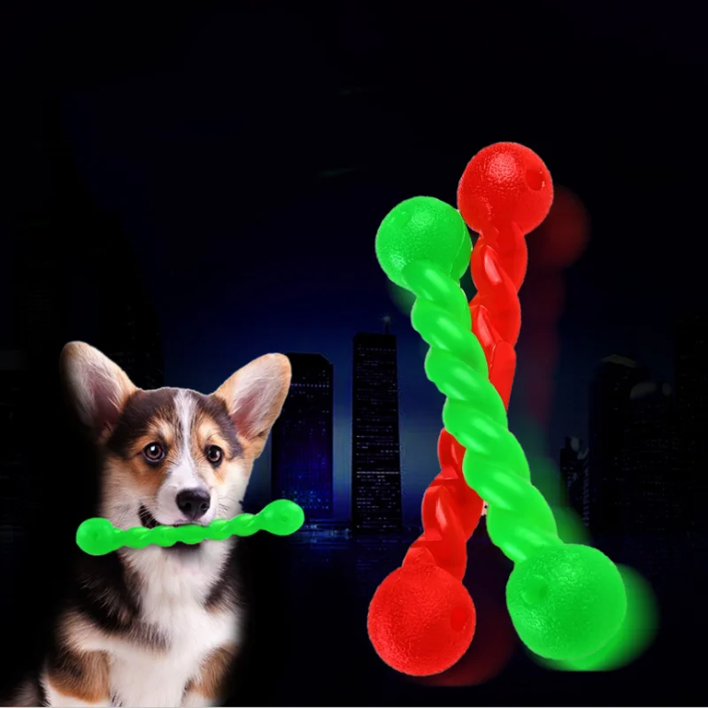 

Dog Toy Rubber Toys for Dog Funny Games Interactive Pacifier Bone Puppy Dog Accessories Strong Bite-Resistant Cleaning Chewing