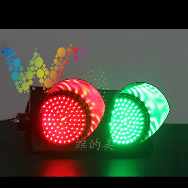 Wideway 200mm PC Housing Red Green 2 Aspects Car Traffic Signal Light Wideway 200mm PC Housing Red Green 2 Aspects Car Traffic Signal Light