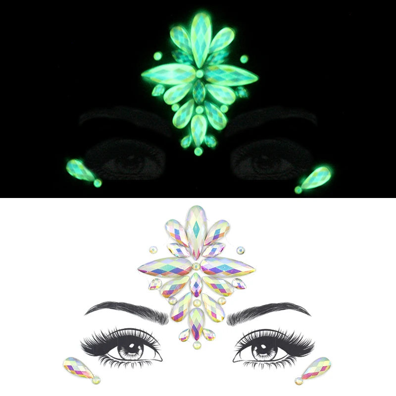 الوجه الكريستال ملصقات مضيئة الجواهر المكياج لاصق المؤقتة الوشم الجسم الفن الجواهر ملصقات الوجه الكريستال ملصقات مضيئة الجواهر المكياج لاصق المؤقتة الوشم الجسم الفن الجواهر ملصقات