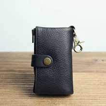 Ключи Органайзер из натуральной кожаный брелок для ключей, Для мужчин держатель для ключей, администратор Hasp Для женщин брелок для ключей сумка бумажник кошелек 30