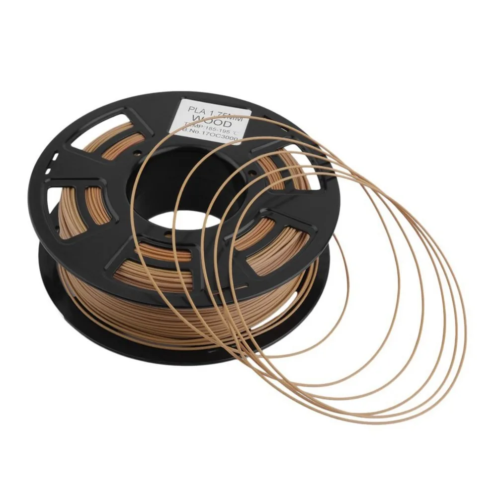 

Premium 3D Printer Filament 1.75mm PLA Wood Printing Materials Roll For 3D Printing Pen Printer Engineer Drawing Art