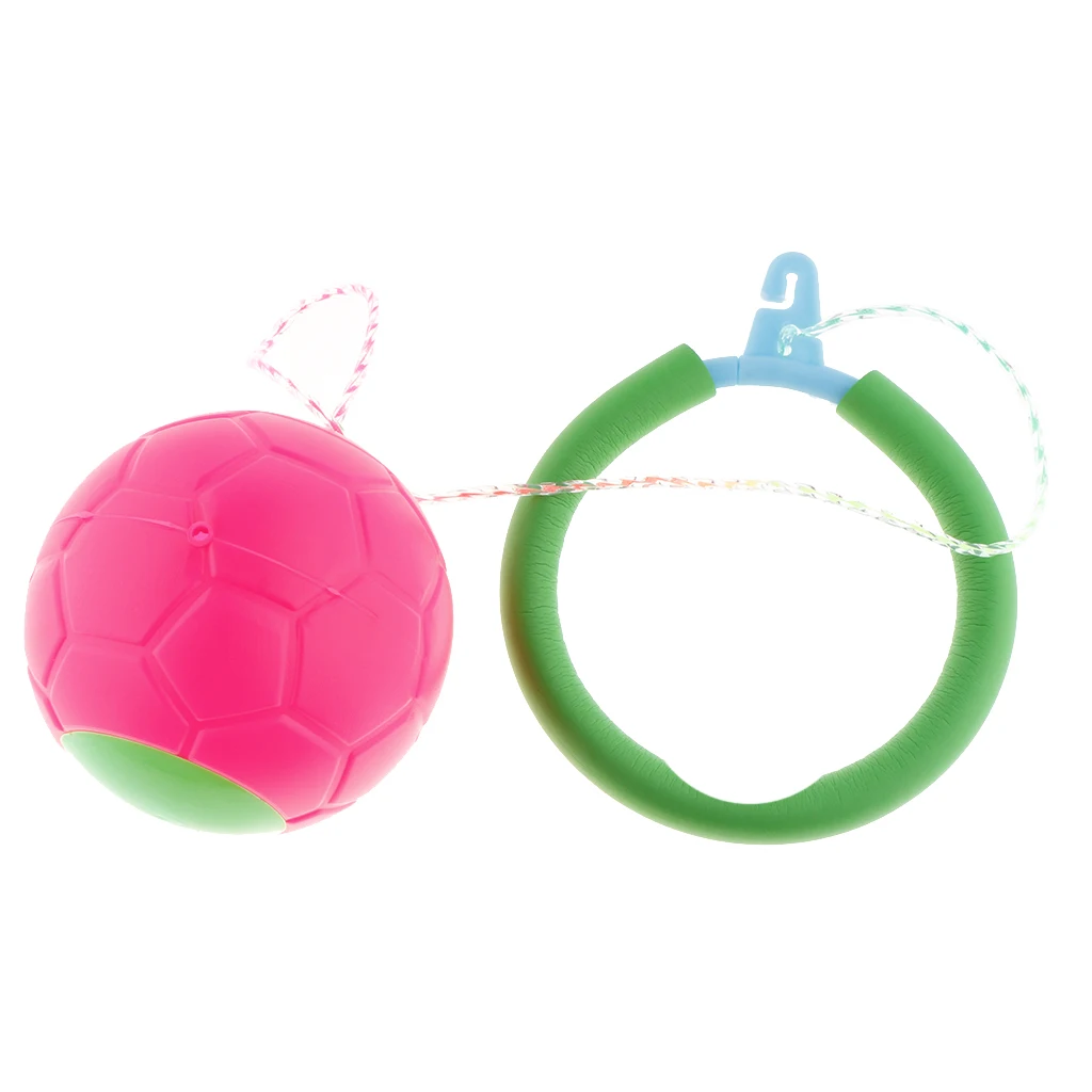 Assorted Colors Ankle Skip Jump Rope Swing Balls Great Kids Fitness Games for All ages