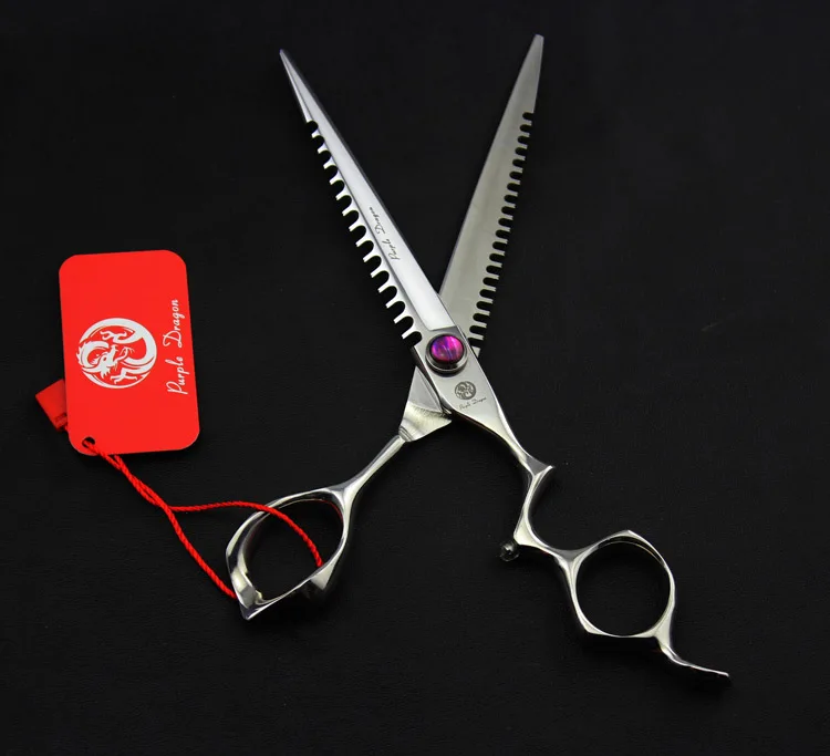 7 inch Purple Dragon Professional Hair scissors set,Cutting scissors