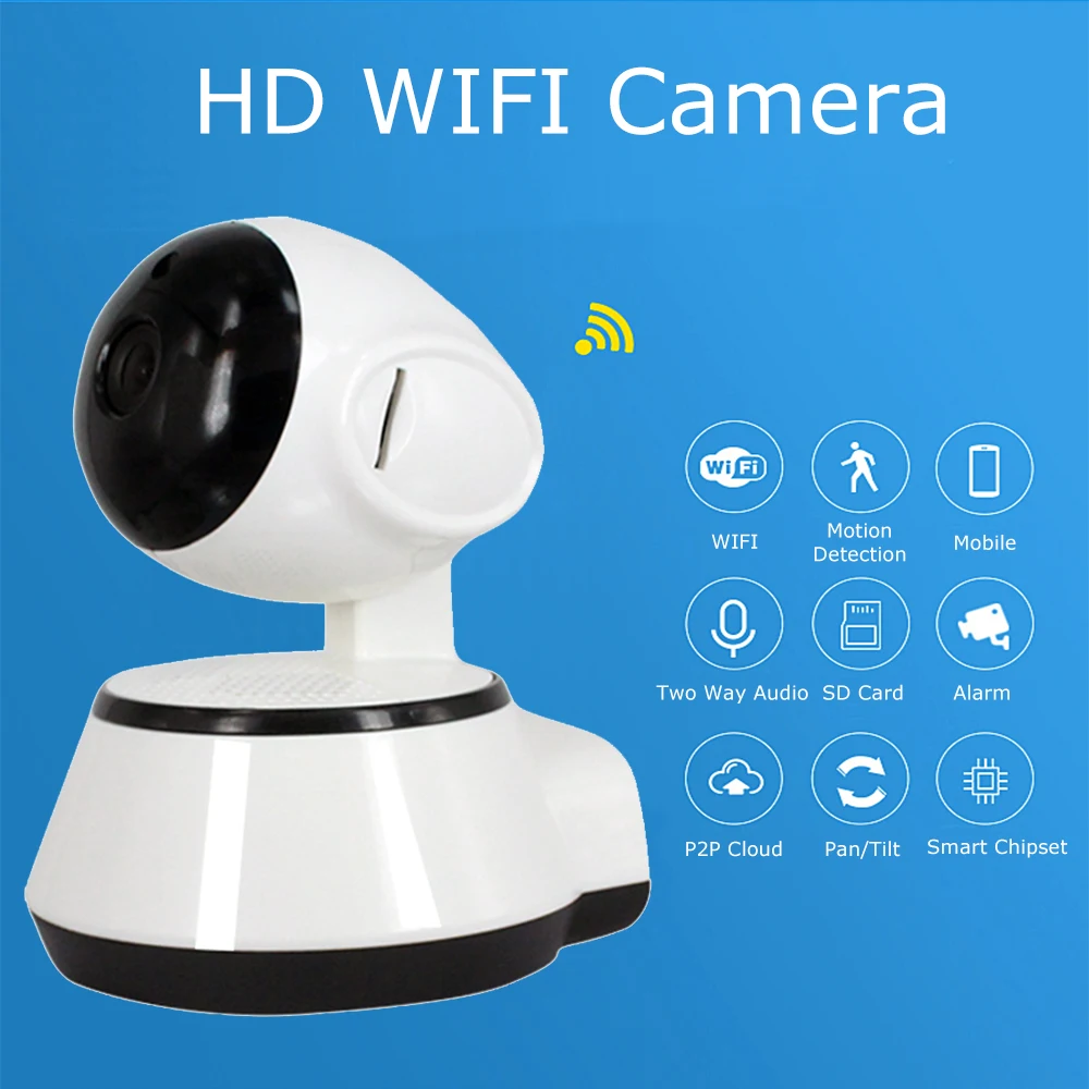 Full HD 720P Mini IP Camera CCTV Indoor font b Wireless b font Wifi IP Camera
