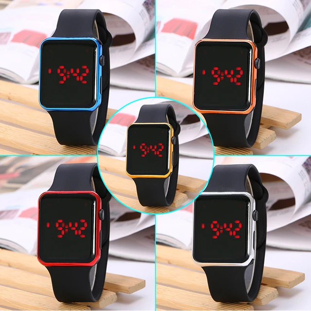 Fashion Children Watch Unisex Colorful led Boy girl electronic Student Sports wa Fashion Children Watch Unisex Colorful led Boy girl electronic Student Sports wa