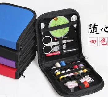 Price Wholesale Price 120 Sets DIY 12 Needle Tape Scissor Multifunction Threads Sewing Kits Portable Useful Travel Home Tools