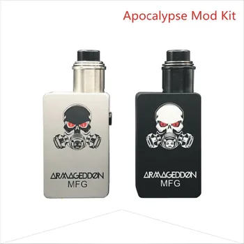 

Apocalypse Mod Kit 1: 1 24MM kit with GEN 2 rda 24MM ABS material box Mod Fit 18650 Battery Vaporizer pens VS SMPL mod Kits