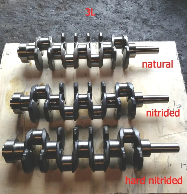 Exact Casting+Hardening Nitriding Crankshaft For Toyota 3L, High