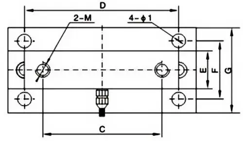 Dyq без каблука-тип двухсторонние сдвига луч тензодатчика 1000 кг loadcell весом датчик для лифта и автомобиля