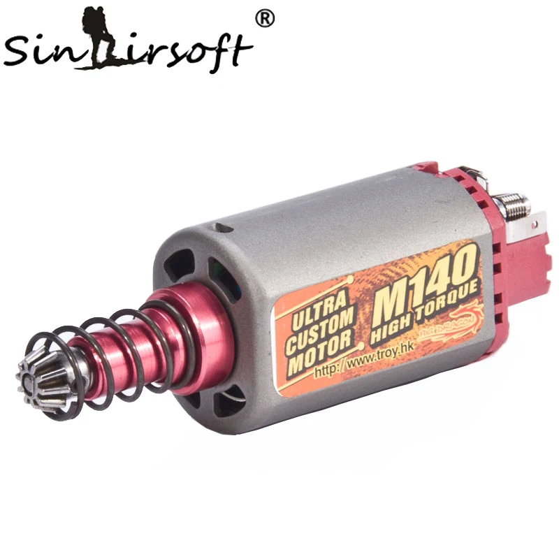 

SINAIRSOFT Terminator Ultra Custom M140 High Twist Type High Torque AEG Motor Long/Short Axis For Airsoft M16/M4/MP5/G3/P90 AEG