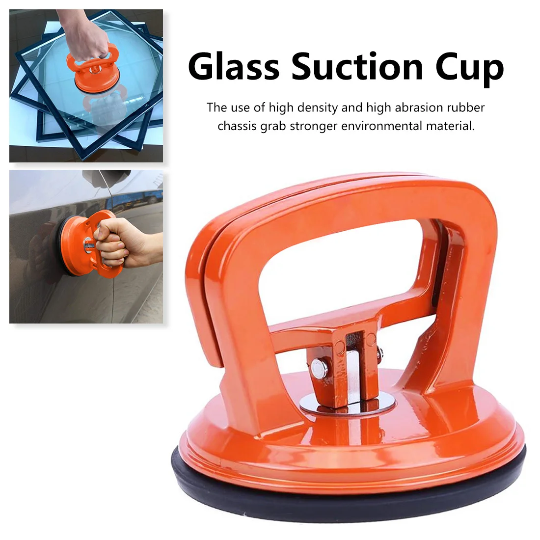 

Plastic Orange Single Claw Glass Suction Cup Tile Suction Cup Anti-static Floor Car Body Repair Suction Cup