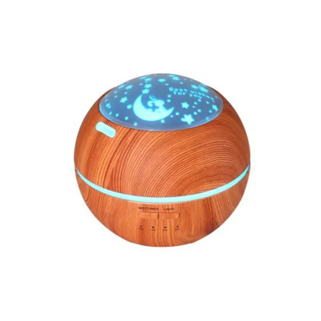 

Ultrasonic Aroma Humidifier Light Shadow Wood Grain 150ML Aromatherapy Diffuser Mini Silent Spray Air Purifier Mist Maker